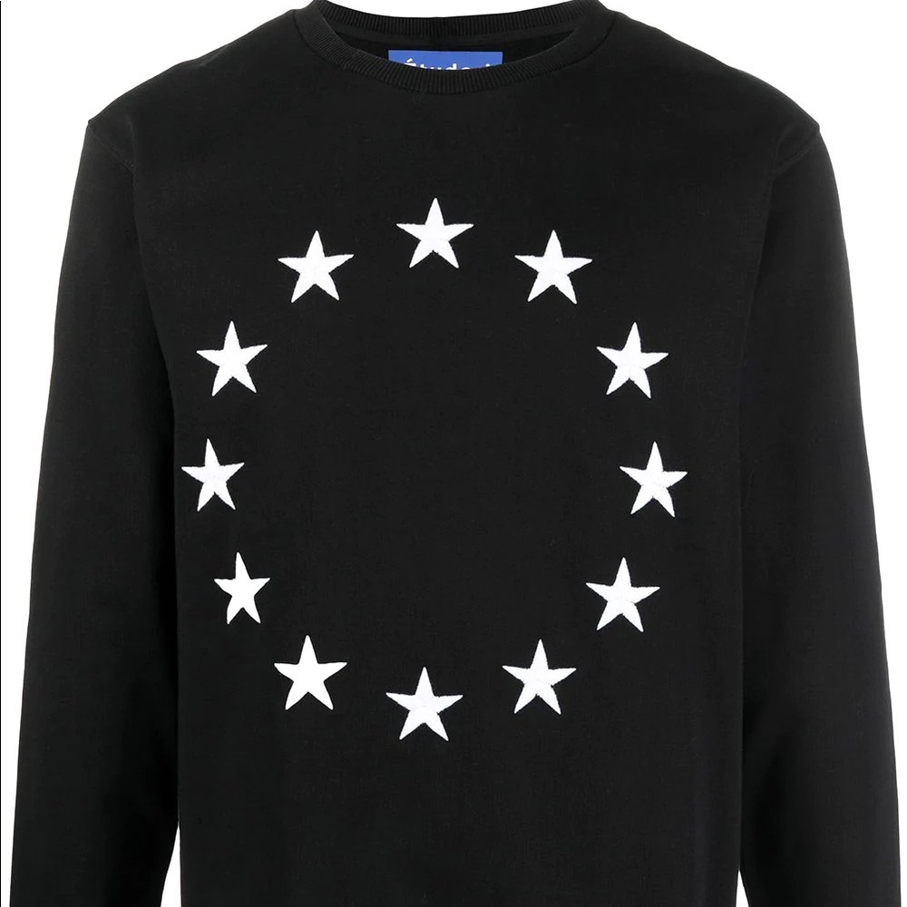 Etudes - stars print sweatshirt - men - Cotton - S - Black